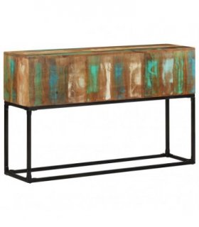 vidaXL Console Table 120x30x75 cm Solid Reclaimed Wood