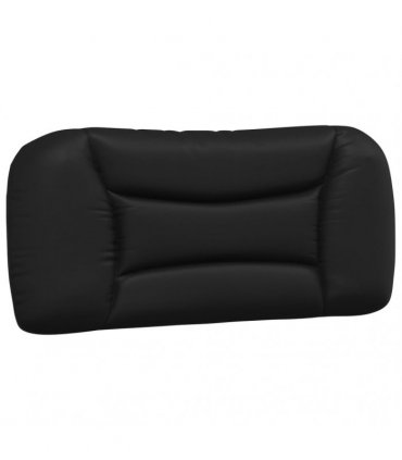 vidaXL Bed with Mattress "Hvar" Black and White 90x190 cm Faux Leather