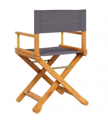 vidaXL 6 Piece Folding Chairs Dark Grey Fabric