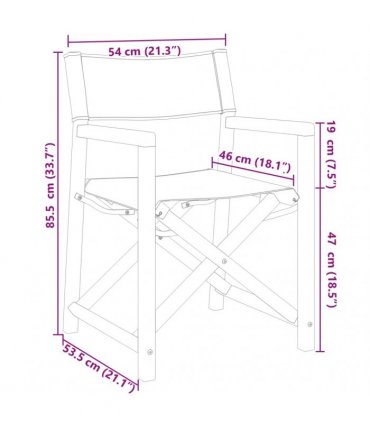vidaXL 4 Piece Folding Chairs Dark Grey Fabric