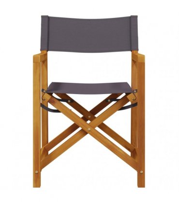 vidaXL 6 Piece Folding Chairs Dark Grey Fabric