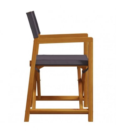 vidaXL 6 Piece Folding Chairs Dark Grey Fabric