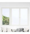 vidaXL Window Films 5 pcs Static Frosted White PVC