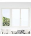 vidaXL Window Films 5 pcs Static Frosted White PVC