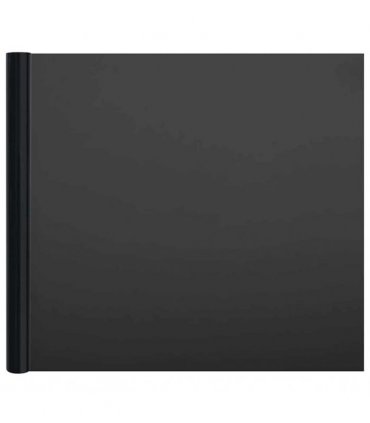 vidaXL Window Films 5 pcs Static Frosted Black PVC