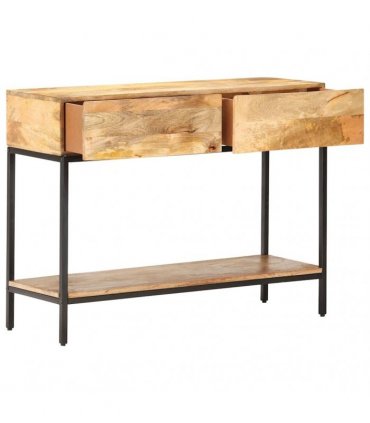 vidaXL Console Table 100x35x76 cm Solid Mango Wood