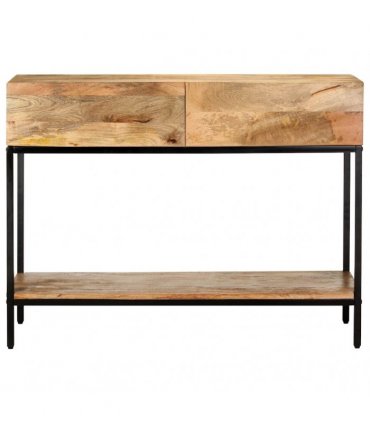 vidaXL Console Table 100x35x76 cm Solid Mango Wood