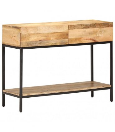 vidaXL Console Table 100x35x76 cm Solid Mango Wood