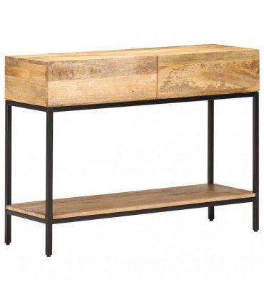 vidaXL Console Table 100x35x76 cm Solid Mango Wood