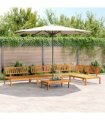 vidaXL 5 Piece Garden Pallet Sofa Set Solid Wood Acacia