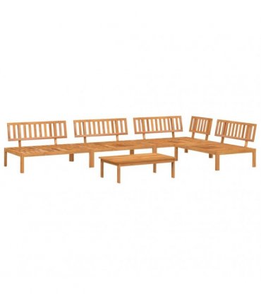 vidaXL 5 Piece Garden Pallet Sofa Set Solid Wood Acacia