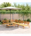 vidaXL 5 Piece Garden Pallet Sofa Set Solid Wood Acacia