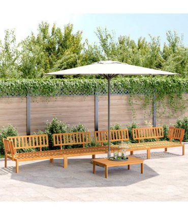 vidaXL 5 Piece Garden Pallet Sofa Set Solid Wood Acacia