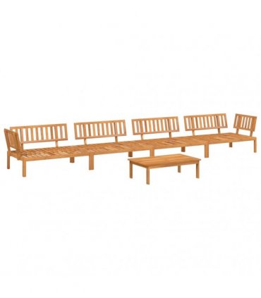 vidaXL 5 Piece Garden Pallet Sofa Set Solid Wood Acacia