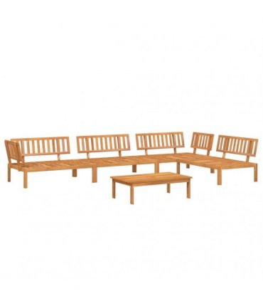 vidaXL 5 Piece Garden Pallet Sofa Set Solid Wood Acacia