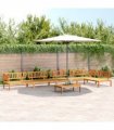 vidaXL 6 Piece Garden Pallet Sofa Set Solid Wood Acacia