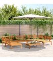 vidaXL 6 Piece Garden Pallet Sofa Set Solid Wood Acacia