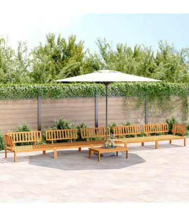 vidaXL 6 Piece Garden Pallet Sofa Set Solid Wood Acacia