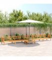 vidaXL 6 Piece Garden Pallet Sofa Set Solid Wood Acacia