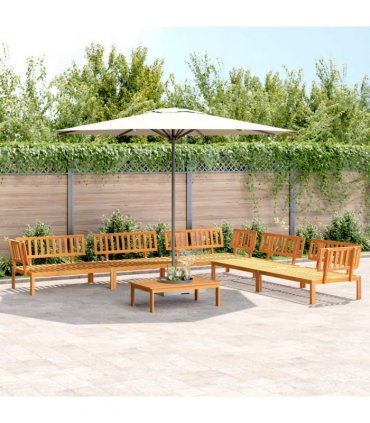 vidaXL 6 Piece Garden Pallet Sofa Set Solid Wood Acacia