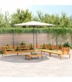 vidaXL 6 Piece Garden Pallet Sofa Set Solid Wood Acacia