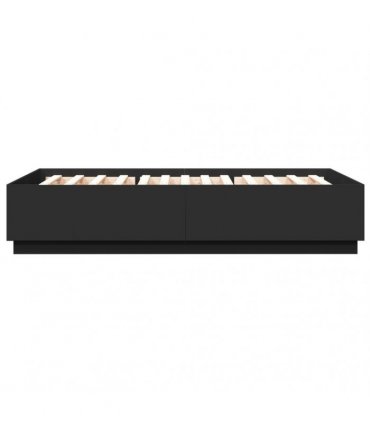 vidaXL Bed Frame without Mattress Black 150x200 cm