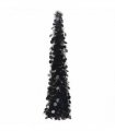 vidaXL Artificial Christmas trees PET Black