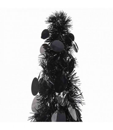 vidaXL Artificial Christmas trees PET Black