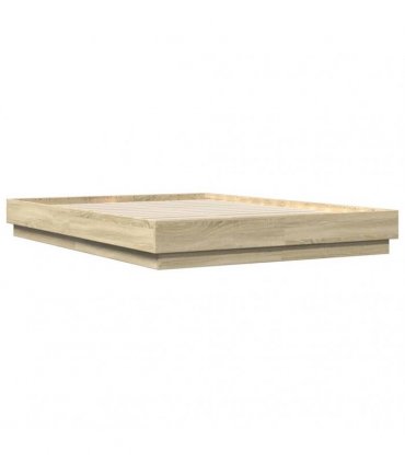 vidaXL Bed Frame without Mattress Sonoma Oak 120x200 cm