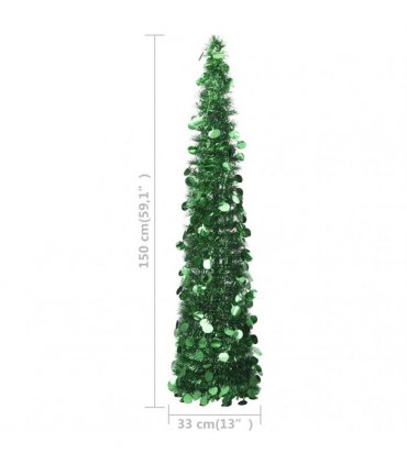 vidaXL Artificial Christmas trees PET Green