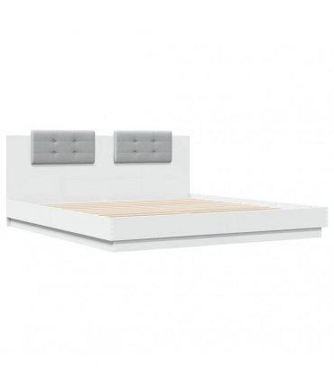 vidaXL Bed Frame without Mattress White 200x200cm