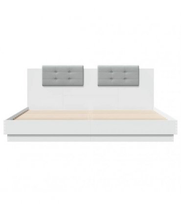 vidaXL Bed Frame without Mattress White 200x200cm