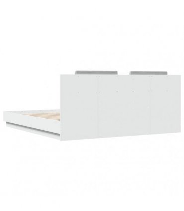 vidaXL Bed Frame without Mattress White 200x200cm