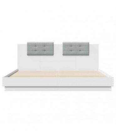vidaXL Bed Frame without Mattress White 180x200 cm