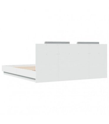 vidaXL Bed Frame without Mattress White 180x200 cm