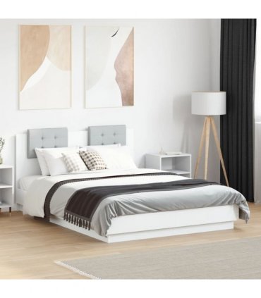 vidaXL Bed Frame without Mattress White 120x190 cm