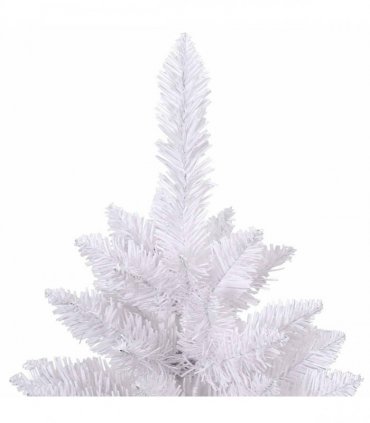 vidaXL Artificial Hinged Christmas Tree 180 cm 300 LEDs Warm White PVC