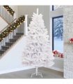 vidaXL Artificial Hinged Christmas Tree 300 cm 300 LEDs Warm White PVC