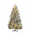 vidaXL Artificial Hinged Christmas Tree 300 LEDs & Ball Set 270 cm