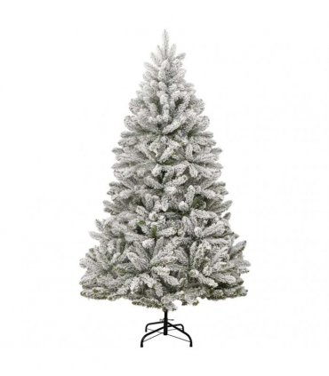vidaXL Artificial Hinged Christmas Tree 300 LEDs & Ball Set 270 cm