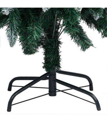 vidaXL Artificial Christmas Tree with Pine Cones and White Snow 180 cm