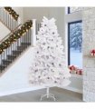 vidaXL Artificial Hinged Christmas Tree 300 cm 300 LEDs Warm White PVC