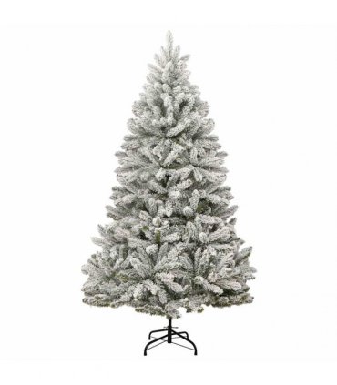 vidaXL Artificial Hinged Christmas Tree 300 LEDs & Ball Set 240 cm