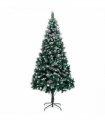 vidaXL Artificial Christmas Tree with Pine Cones and White Snow 240 cm