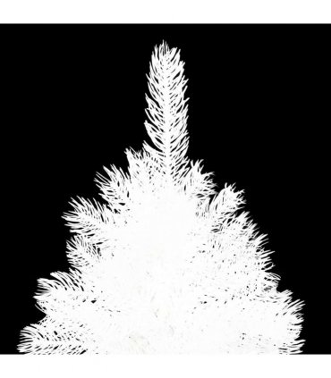 vidaXL Artificial Christmas Tree Lifelike Needles White 150 cm