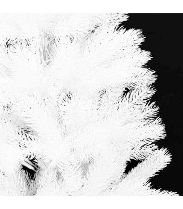 vidaXL Artificial Christmas Tree Lifelike Needles White 210 cm