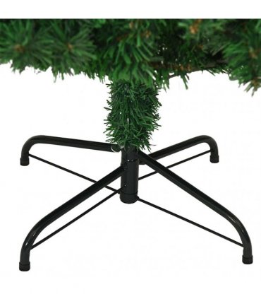vidaXL Artificial Christmas Tree with Thick Branches Green 210 cm PVC