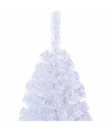 vidaXL Artificial Christmas Tree with Thick Branches White 180 cm PVC