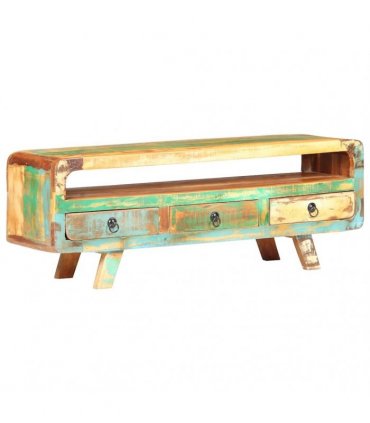 vidaXL TV Cabinet 117x30x41 cm Solid Reclaimed Wood