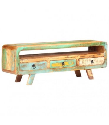 vidaXL TV Cabinet 117x30x41 cm Solid Reclaimed Wood